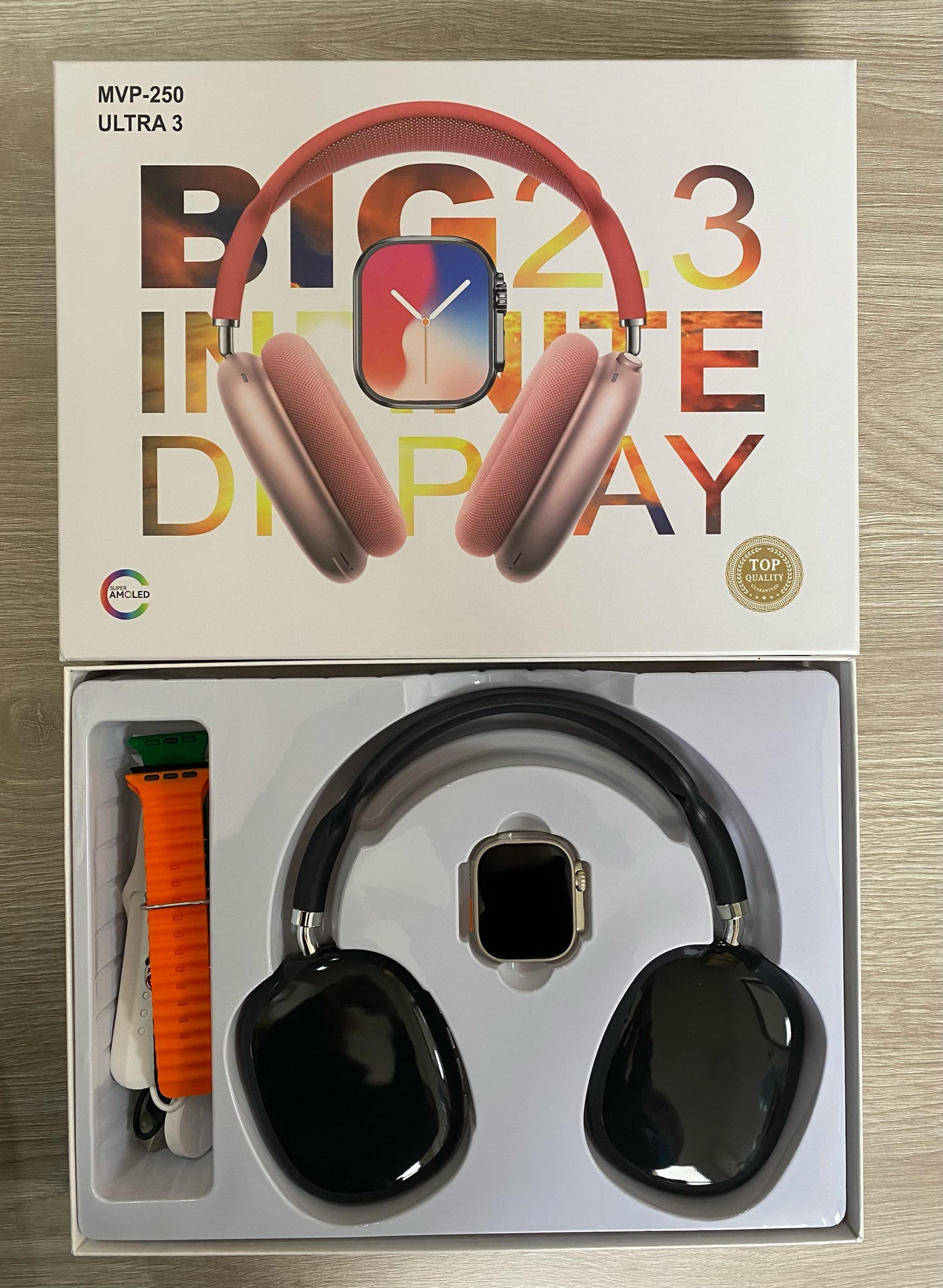 COMBO RELOJ SMARTWATCH ULTRA 3 + DIADEMA