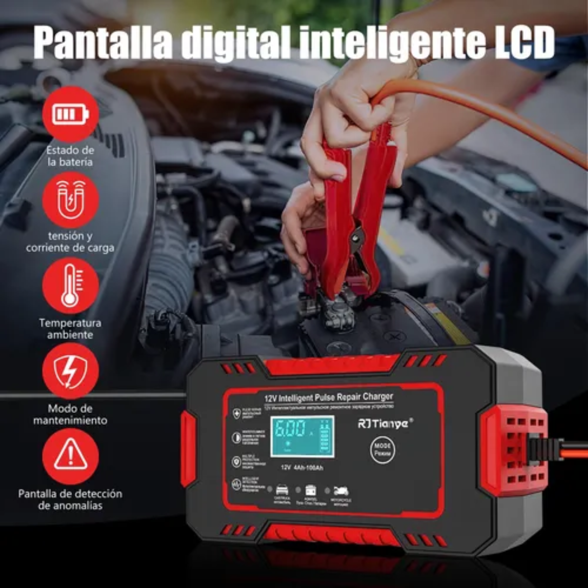 INICIADOR CARGADOR BATERIA PORTATIL