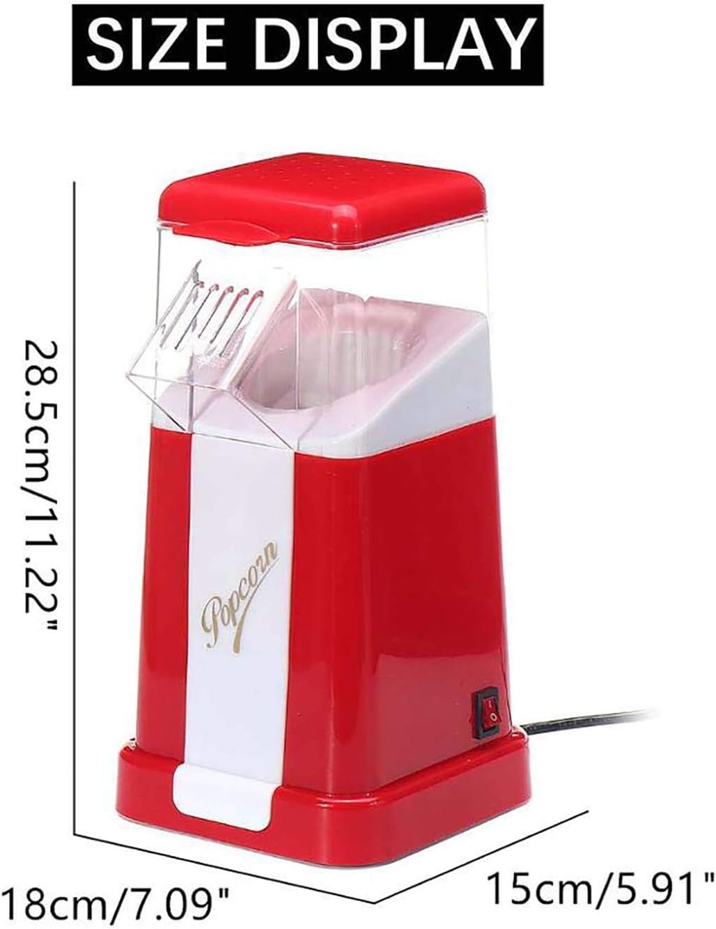 CRISPETERA ELÉCTRICA MAQUINA DE PALOMITAS