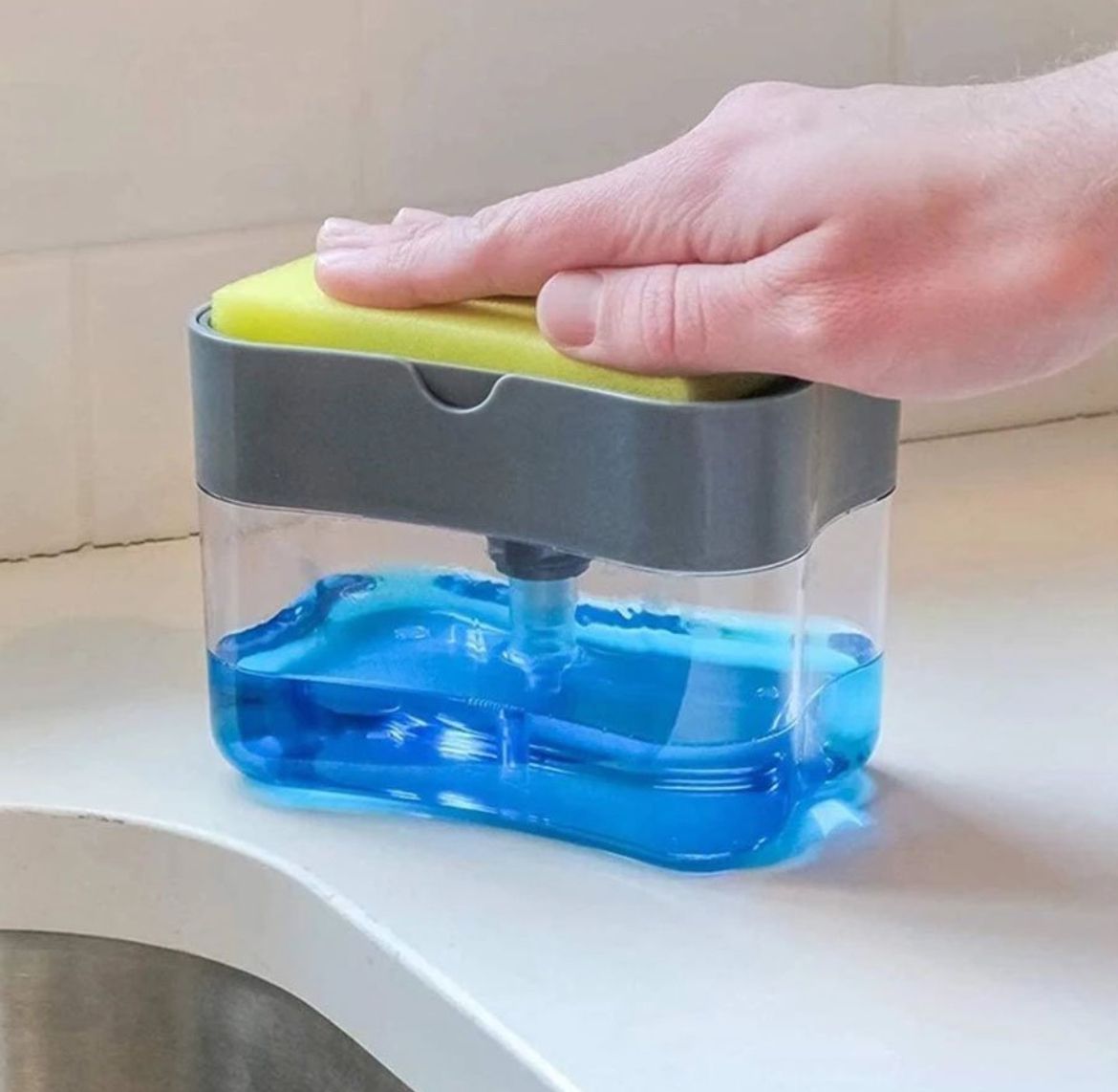 ESPONJA DISPENSADORA DE JABON LIQUIDO
