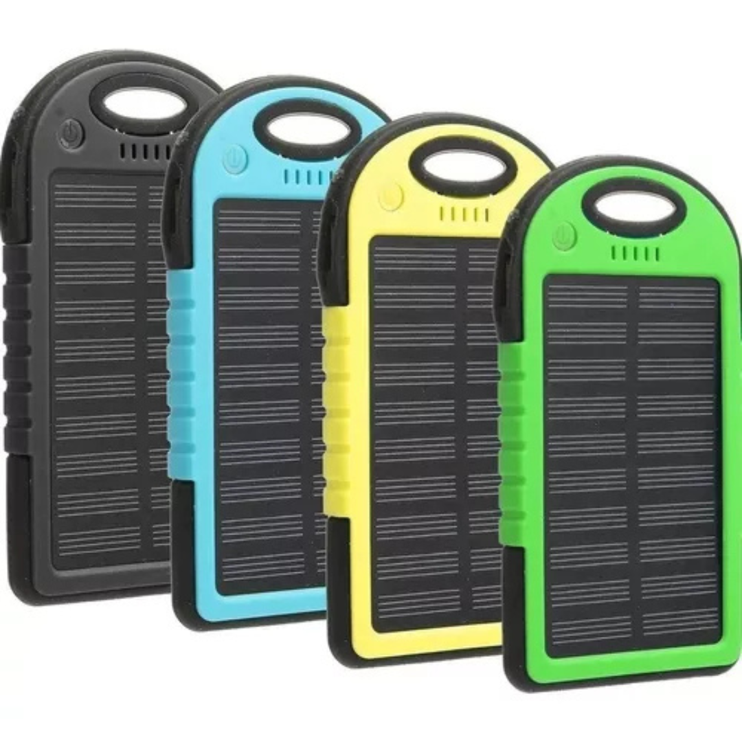 POWER BANK PANEL SOLAR CARGADOR USB