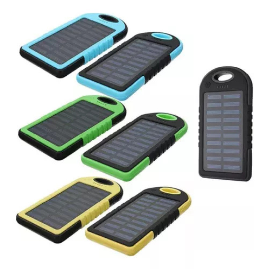 POWER BANK PANEL SOLAR CARGADOR USB