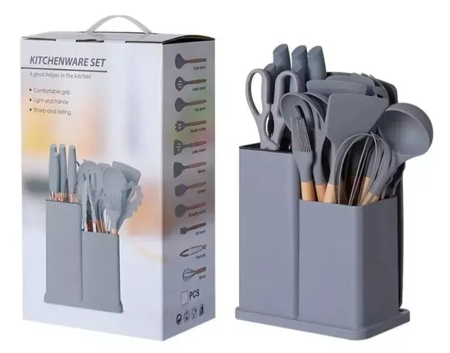 UTENSILIOS PARA COCINA EN SILICON X19 PQ