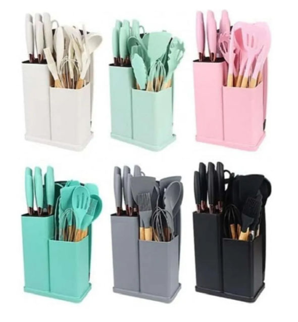 UTENSILIOS PARA COCINA EN SILICON X19 PQ