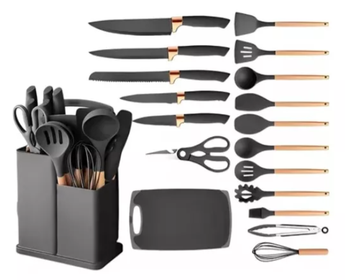 UTENSILIOS PARA COCINA EN SILICON X19 PQ