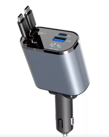 ADAPTADOR PARA CARRO 4 EN 1