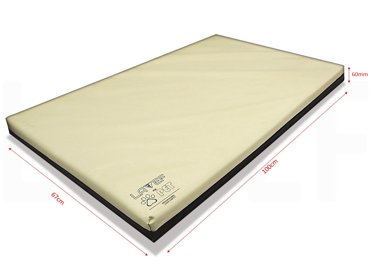CAMA COLCHONETA PARA MASCOTA IMPERMEABLE