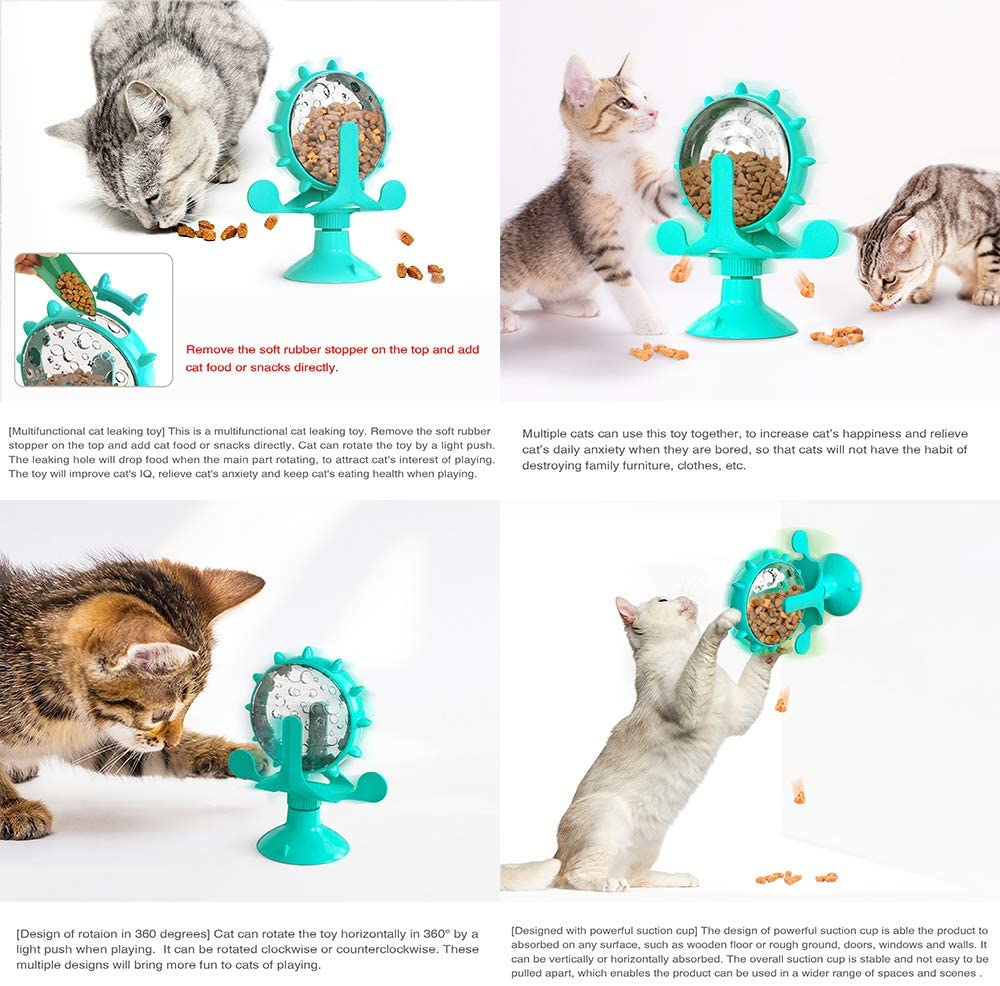 JUGUETE DISPENSADOR DE COMIDA PARA GATOS