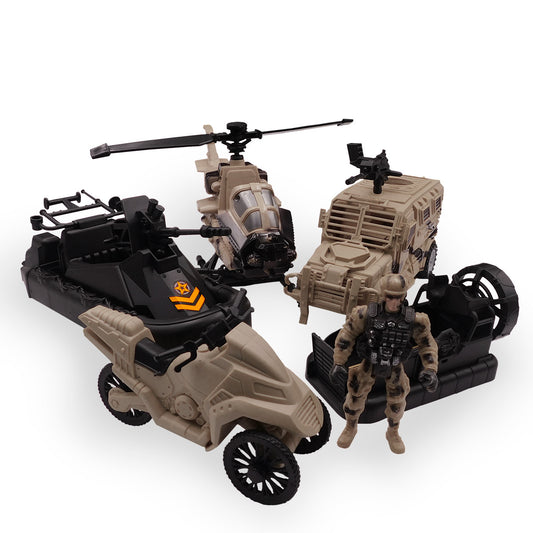 SET VEHICULOS MILITARES X5 HW-M223-8