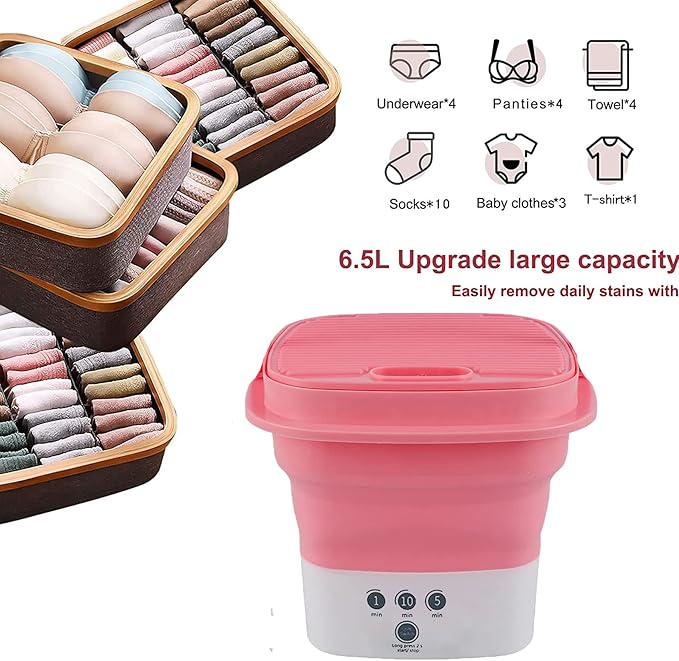 MINI LAVADORA PLEGABLE 11L