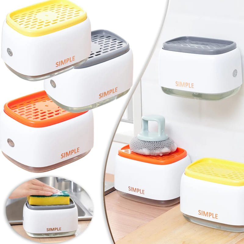 DISPENSADOR JABÓN LIQUIDO ESPONJA FK24-09