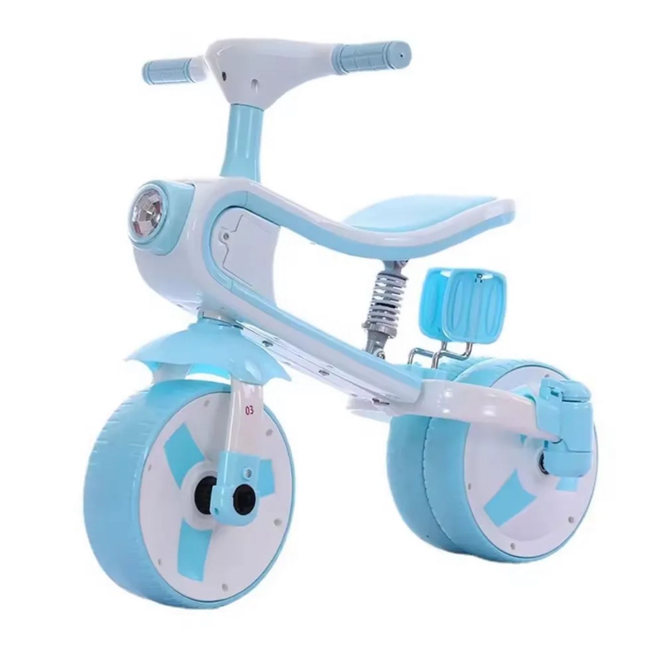 TRICICLO CONVERTIBLE CON LUCES Y MUSICA