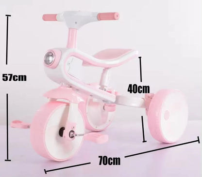 TRICICLO CONVERTIBLE CON LUCES Y MUSICA