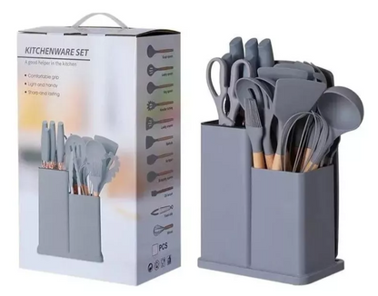 UTENSILIOS PARA COCINA EN SILICON X19 PQ
